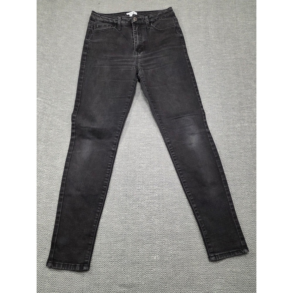 Forever 21 Womens Size 28 Black Wash High Rise Skinny Jeans